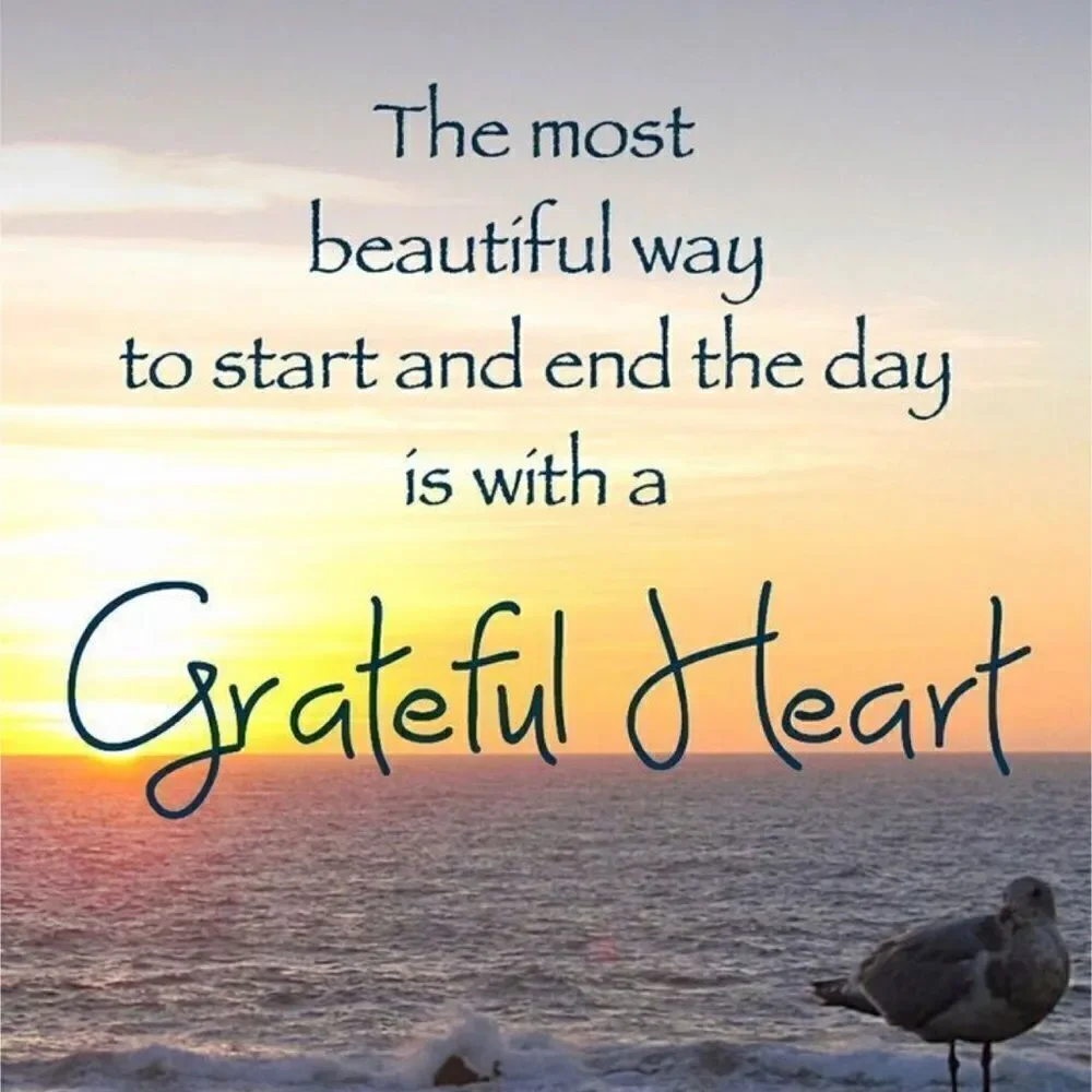 Thankful Grateful Blessed Whitewashed Distressed Wood Sign Quill to Paper NWT
